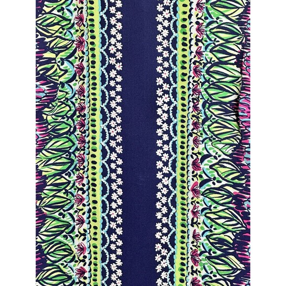 Lilly Pulitzer Iona Silk Shell Tank Blouse Top sz XS Button Back Not Too Catty - Picture 5 of 6